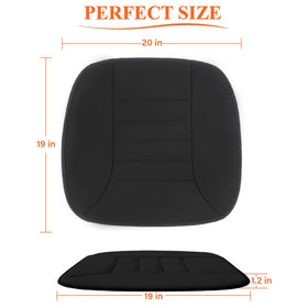 kingphenix side profile showing thickness for balanced support and pressure relief