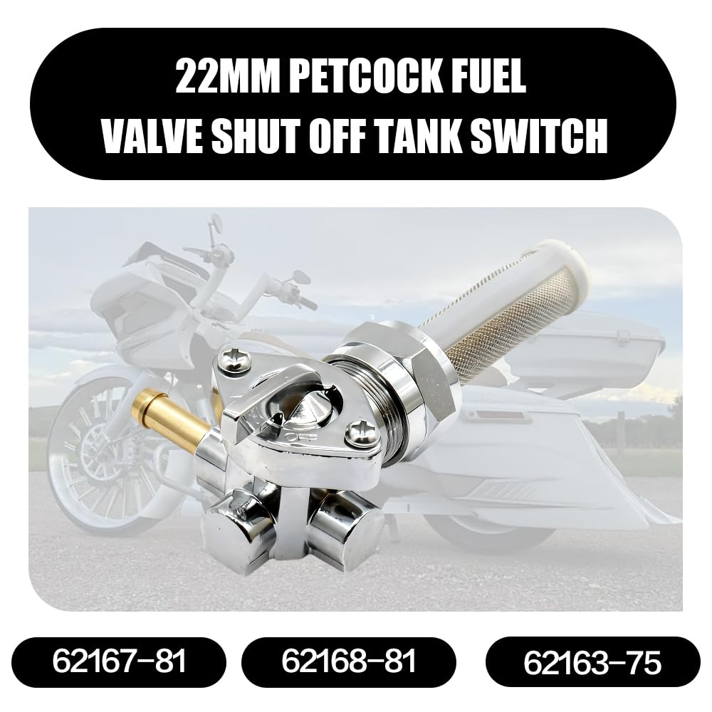 kingsmoto packed components including petcock fuel line and two clamps for fast installation