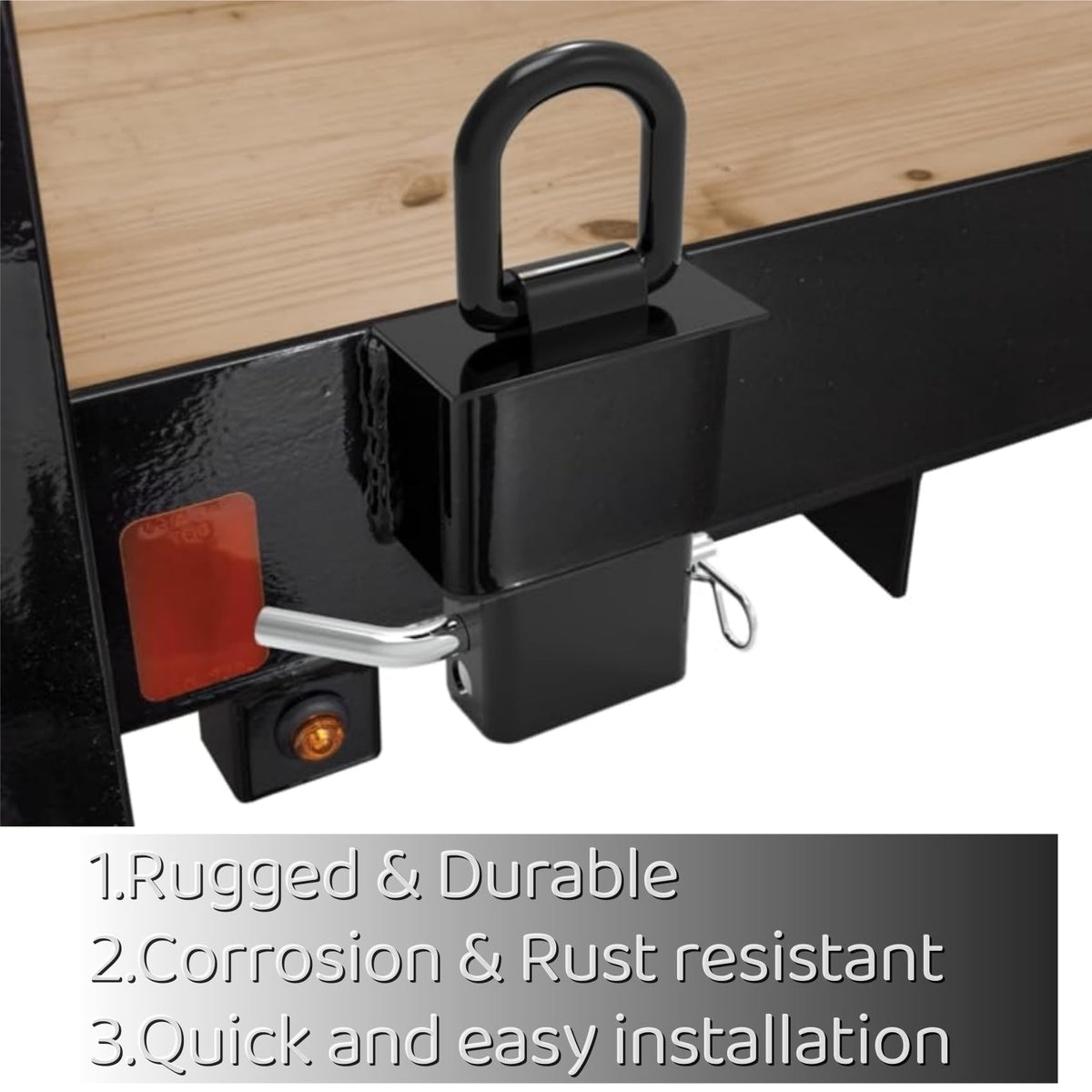 KINSANINC D-ring beside ruler showing size and scale for proper fitment
