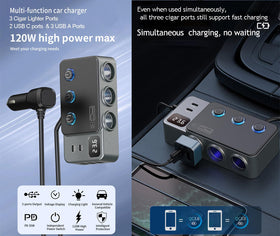 KirkasVue top panel with voltage display offering battery health info