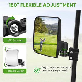 KISEER clamp mount and hardware demonstrating no-drill easy installation