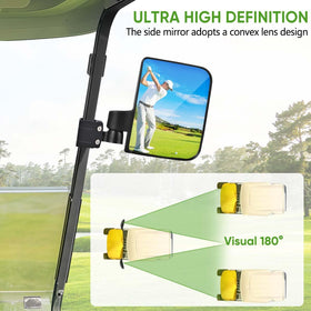 KISEER in-use on course action shot increasing rear awareness and safety
