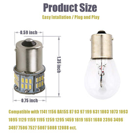 KISLED bulb held in hand for scale showing compact BA15S fit and ease