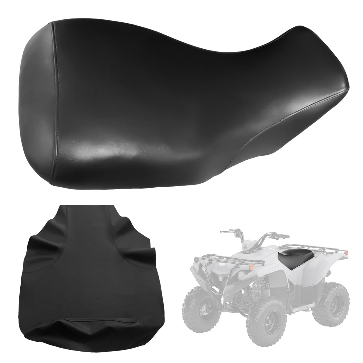 Kistrba front profile seat cover showing exact fit and improved appearance