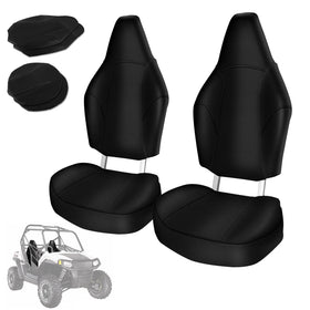 Kistrba front view of replacement seat cover showing clean fit and restored look