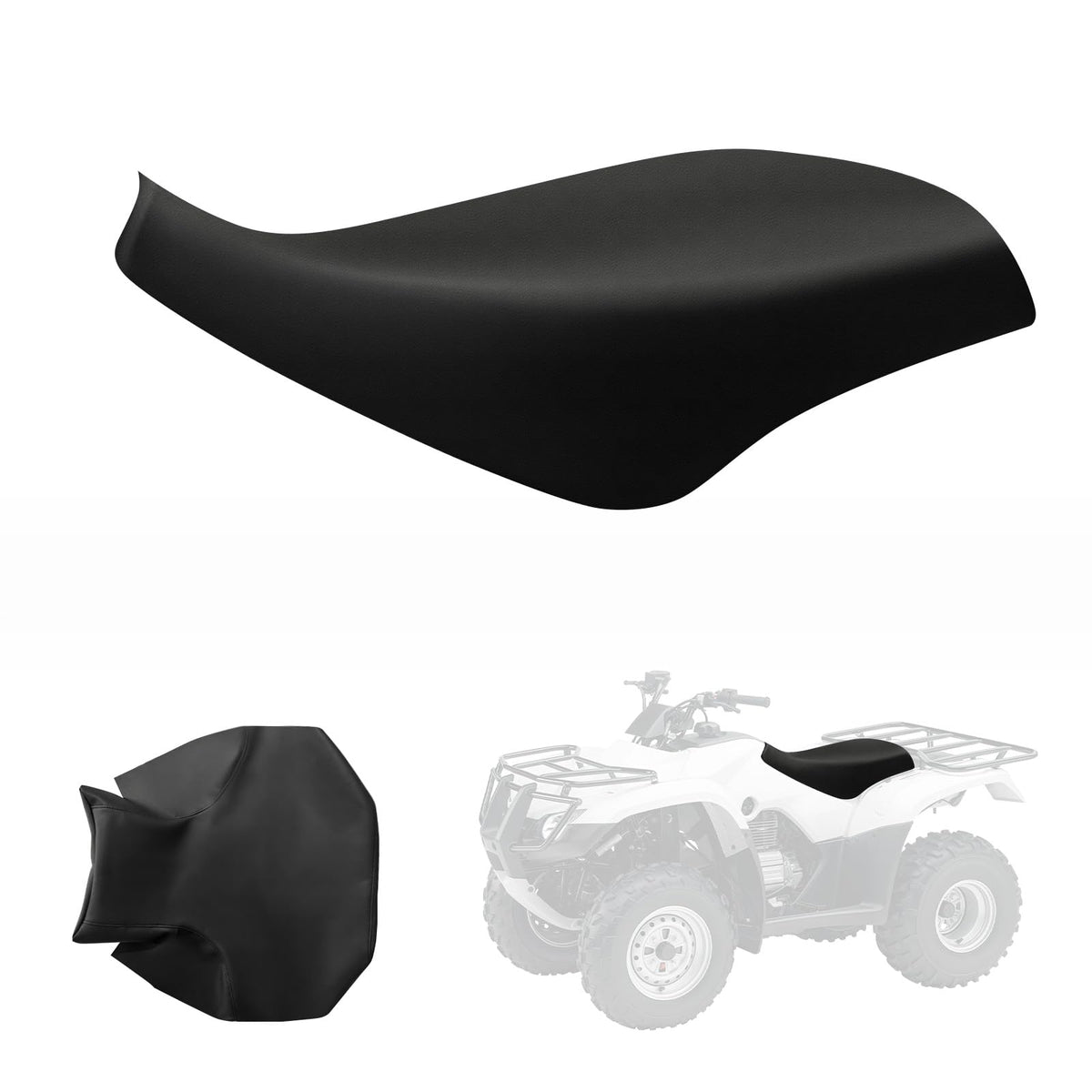 Kistrba front view seat cover showing snug fit and OEM look