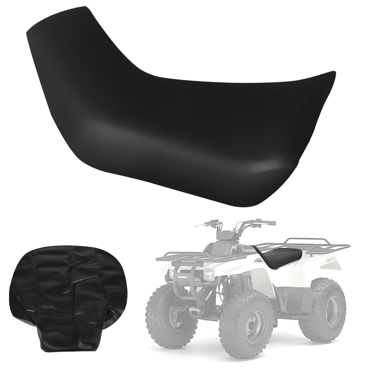 Kistrba seat cover front view showing fit and restored appearance for Bayou seats
