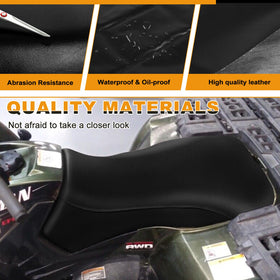 Kistrba leather texture and finish image showing weather-resistant surface