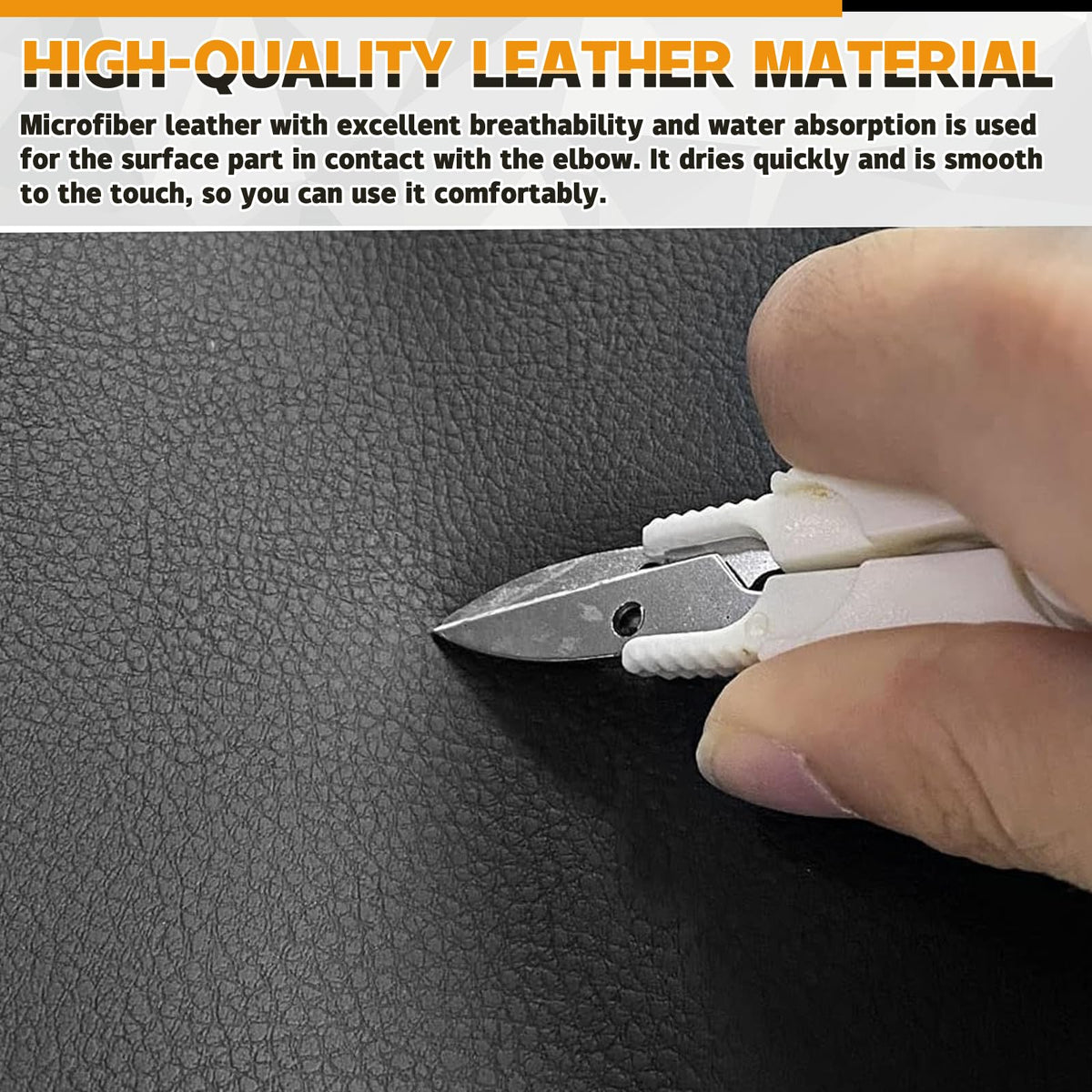 Kistrba detailed stitch on seat edge demonstrating reinforced seam durability