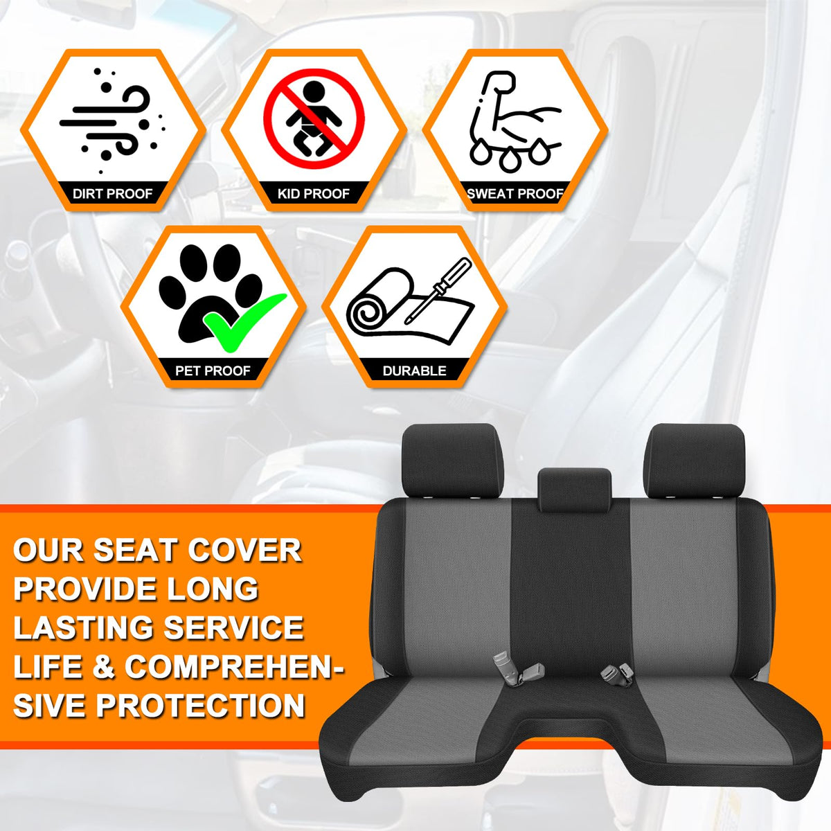 kistrba straps and attachment points under seat for secure hold