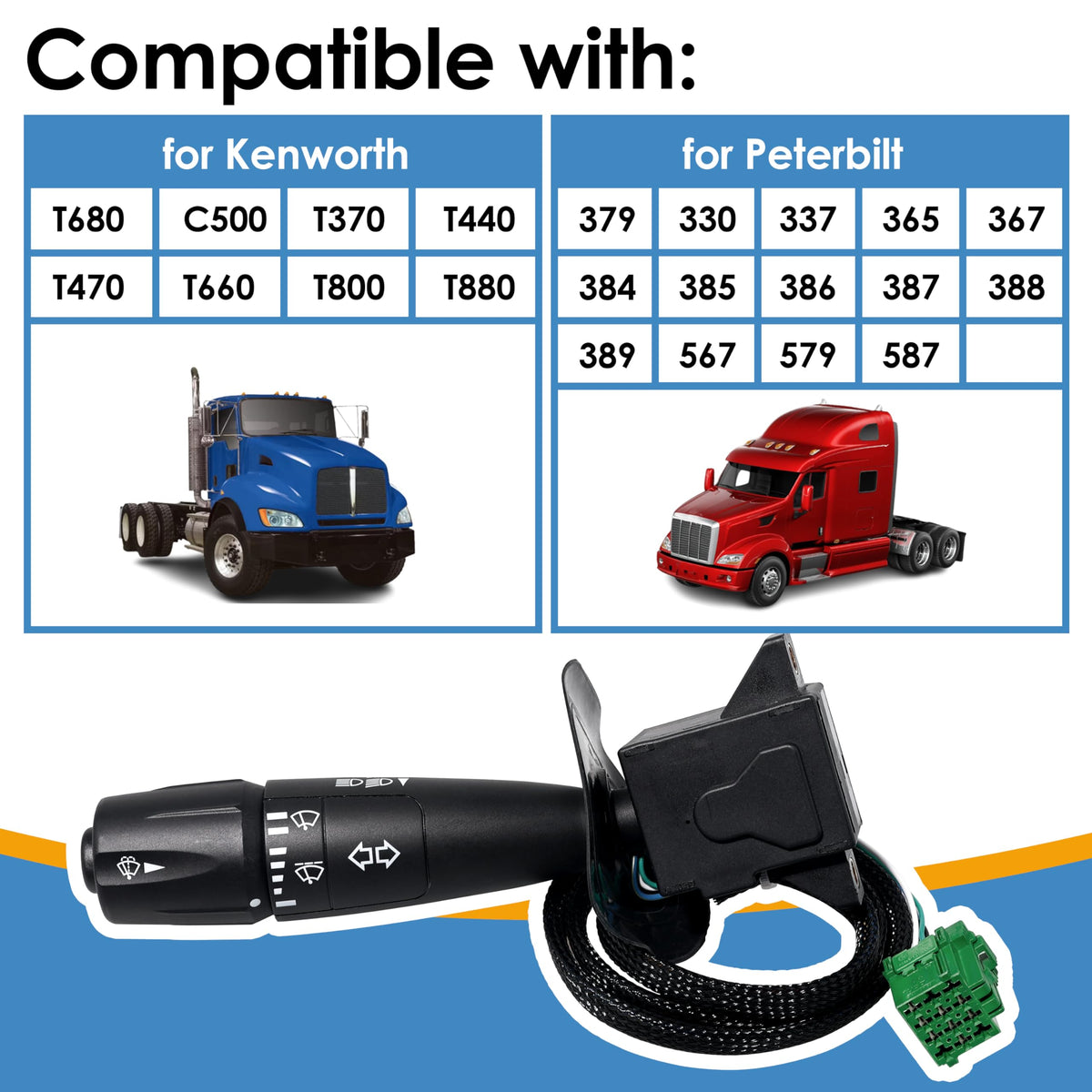 KITONLA 8-wire harness detail highlighting plug-and-play convenience