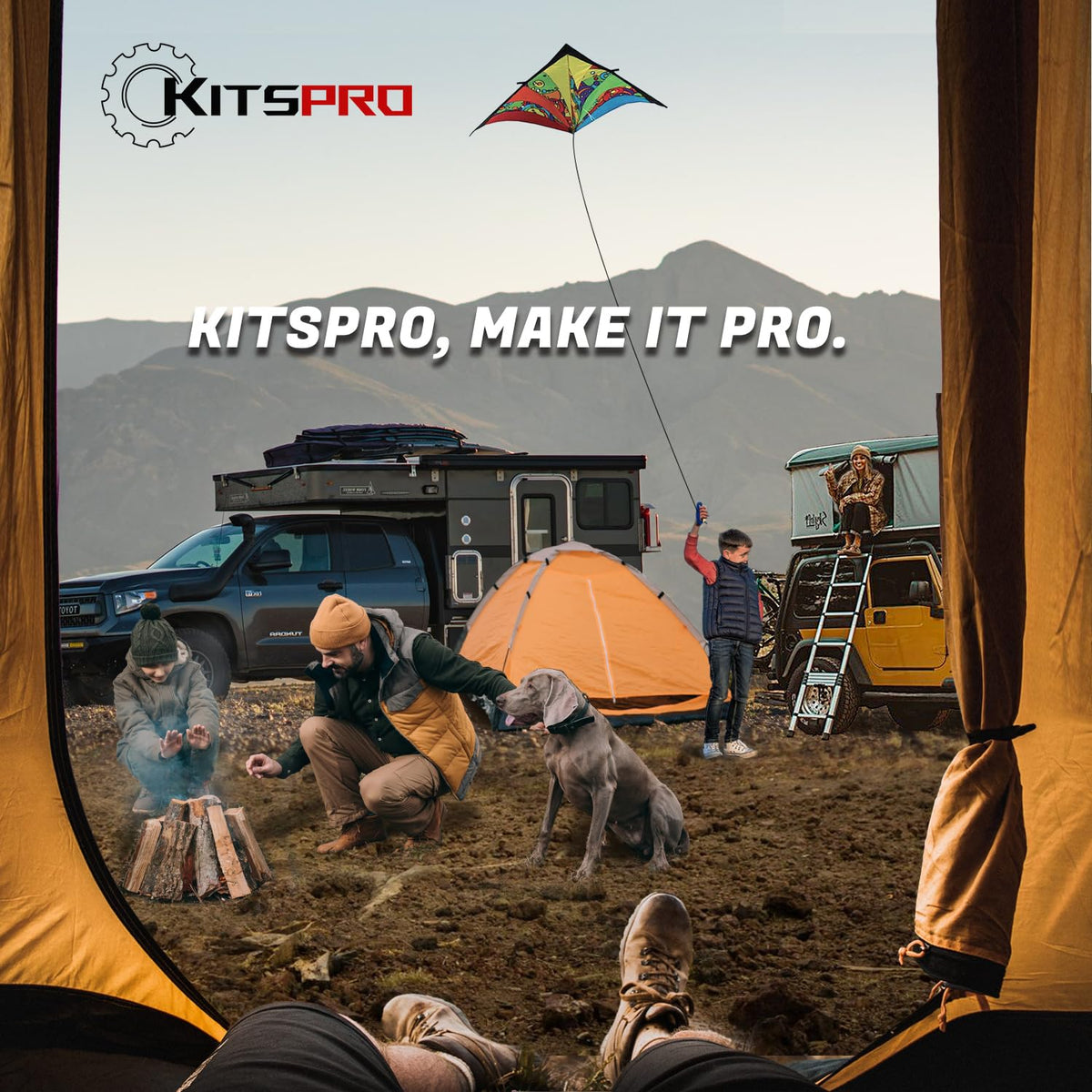 KitsPro close-up of the strut body showing corrosion-resistant finish and durability