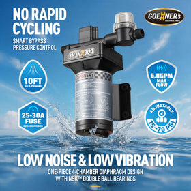 Kitvance closeup of diaphragm chamber highlighting quiet, durable design