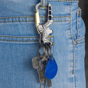 Kivssi held in hand to show scale and ergonomic grip for comfortable everyday use