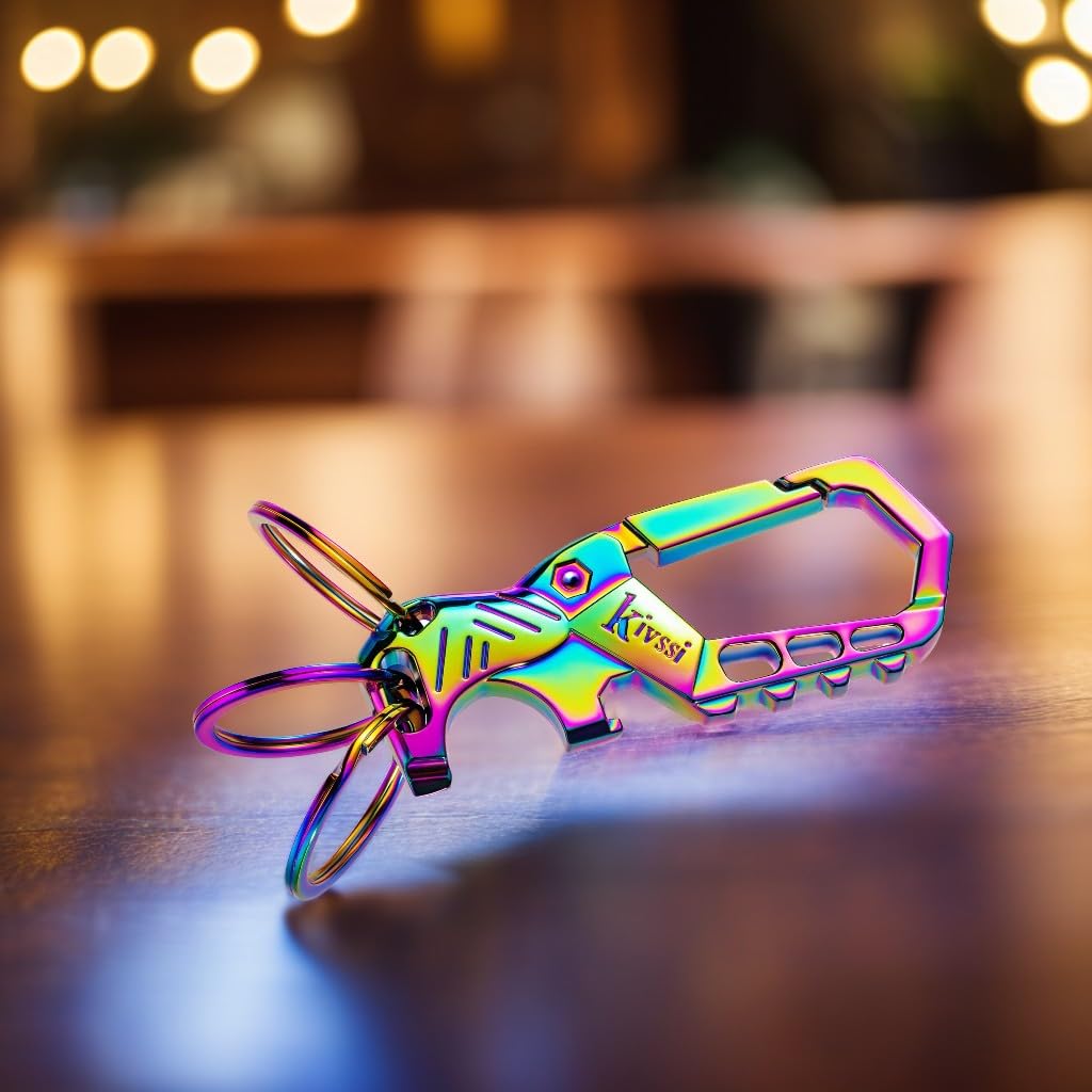 Kivssi detailed shot of three key rings showing organization benefit