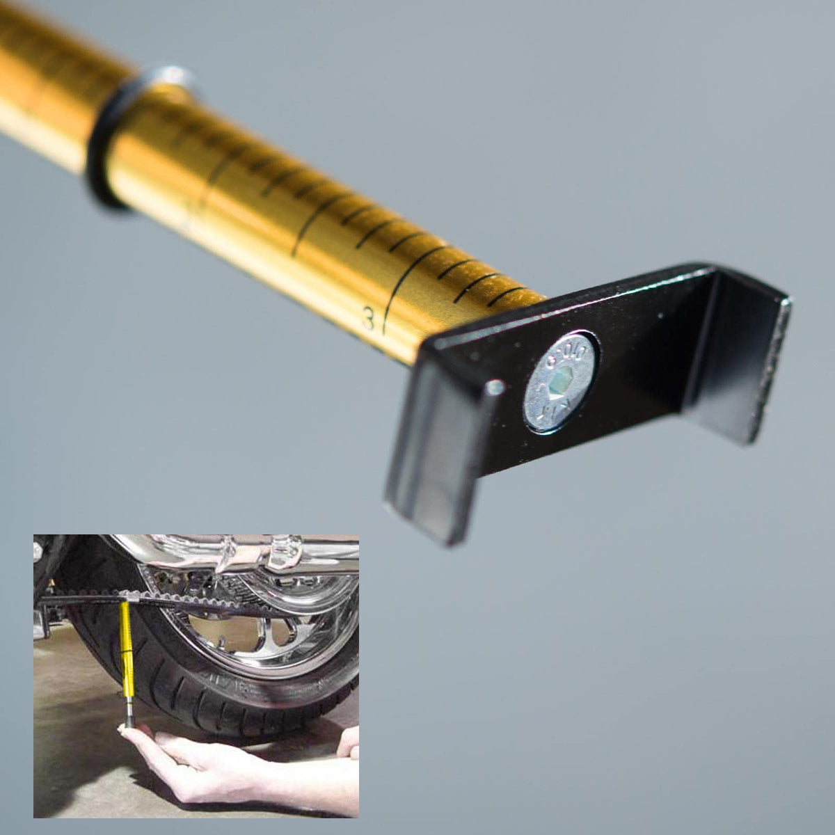 KiWAV next to a ruler to show 65g compact size for convenient storage