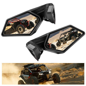 Kiwi Master front view installed on Maverick X3 showing improved rear visibility