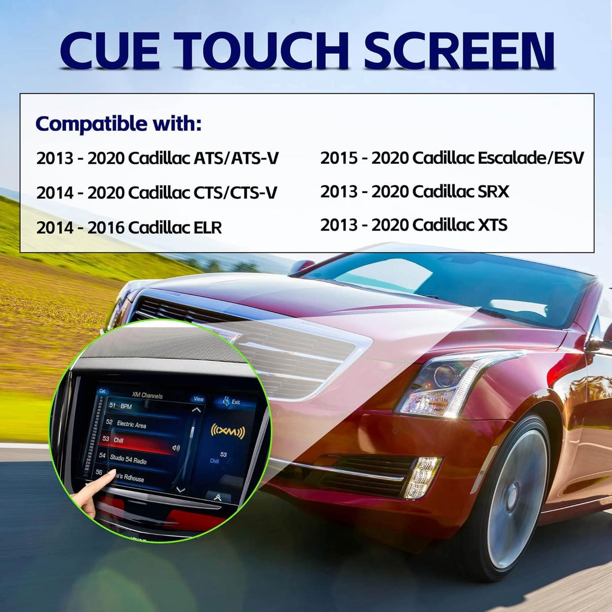 kixfwpy close-up of gel-free touch surface showing anti-glare finish and responsive feel