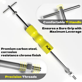 KJE detailed view of 64mm CV fork illustrating robust construction and corrosion guard