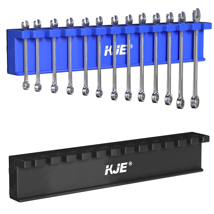 KJE front view showing both magnetic wrench racks organized and accessible