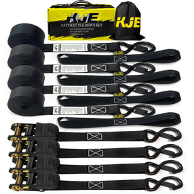 KJE front view of full strap kit showing organized components and quick access benefit
