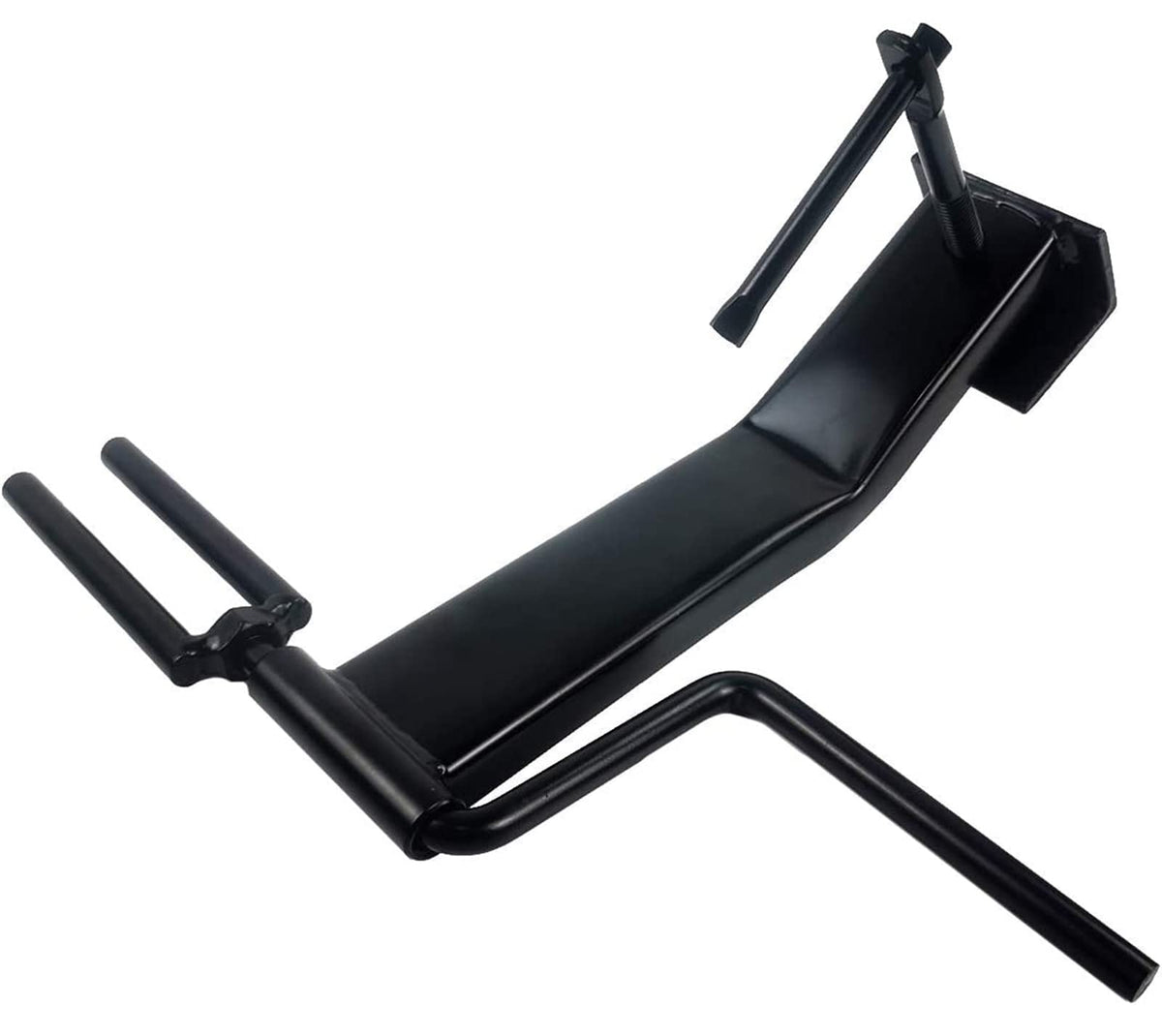 KJE front view of strap winder showing compact steel body and easy mounting benefit