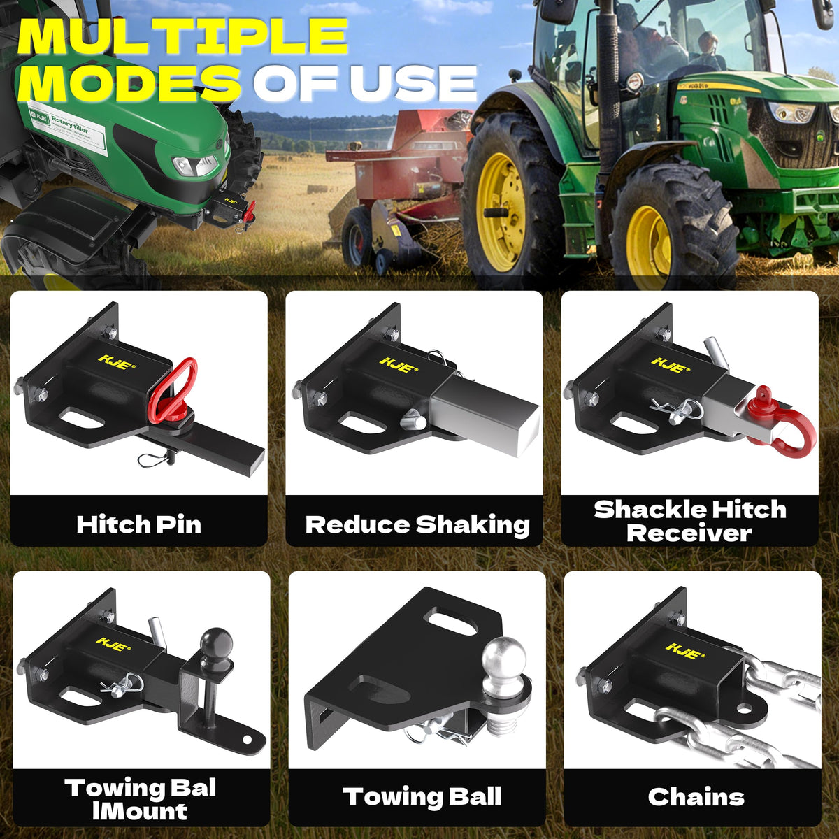KJE complete hardware kit laid out for easy, right‑out‑of‑box installation