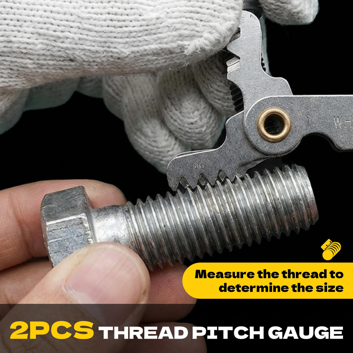 KJE in use on engine bolt demonstrating thread recovery on-site benefit
