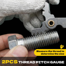 KJE in use on engine bolt demonstrating thread recovery on-site benefit