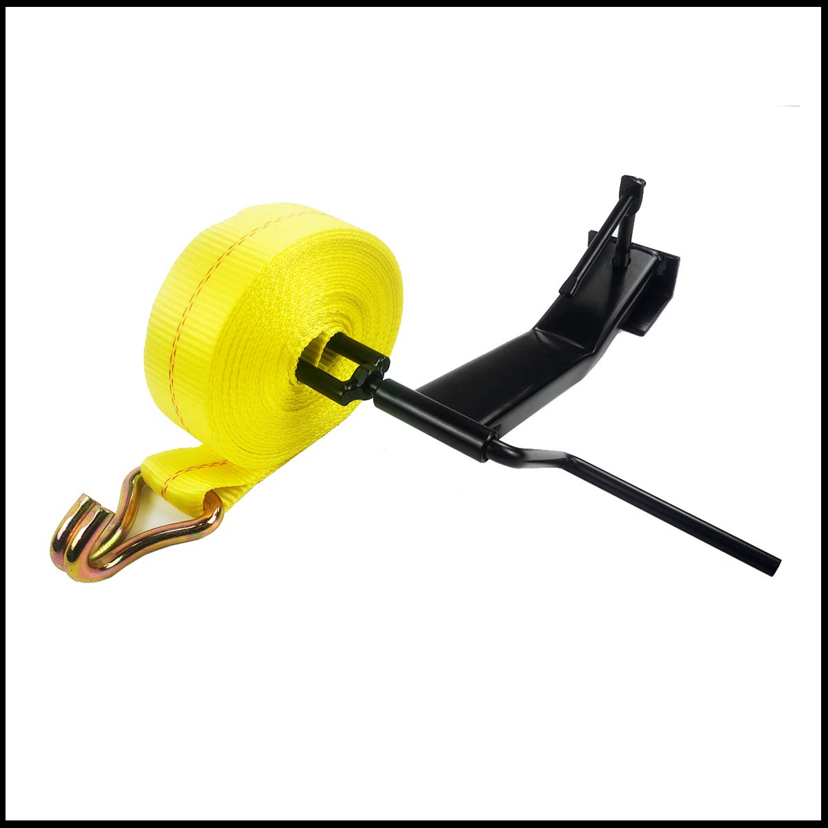 KJE mounted on a flatbed rail demonstrating secure attachment and clutter reduction