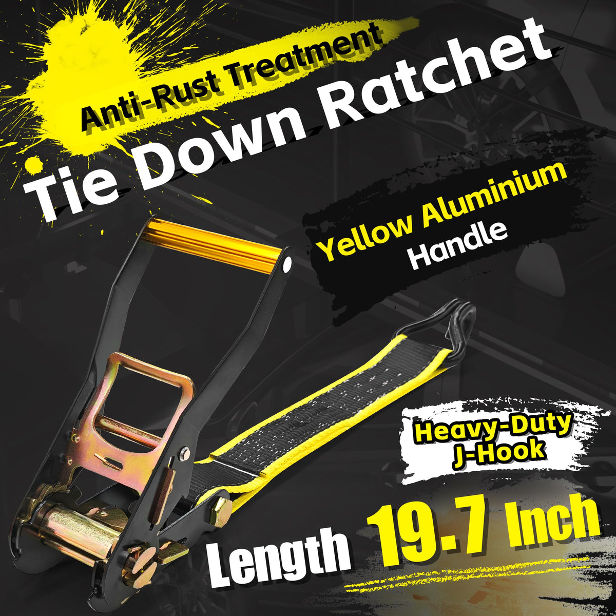 KJE rubber wheel block close-up protecting rim finish while stabilizing strap pressure