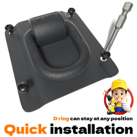 KJE anchor beside ruler showing dimensions and easy fitment for installers