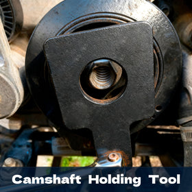 KJE tools installed on 3.6L engine demonstrating correct alignment and accuracy