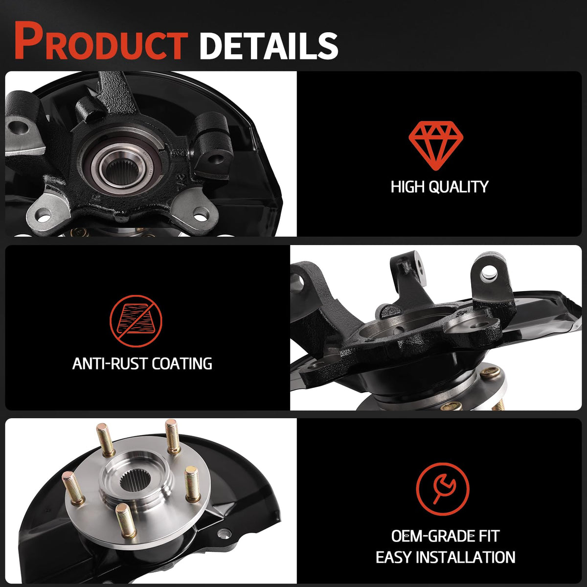 KJYDXYS installed in vehicle showing improved wheel stability and reduced noise