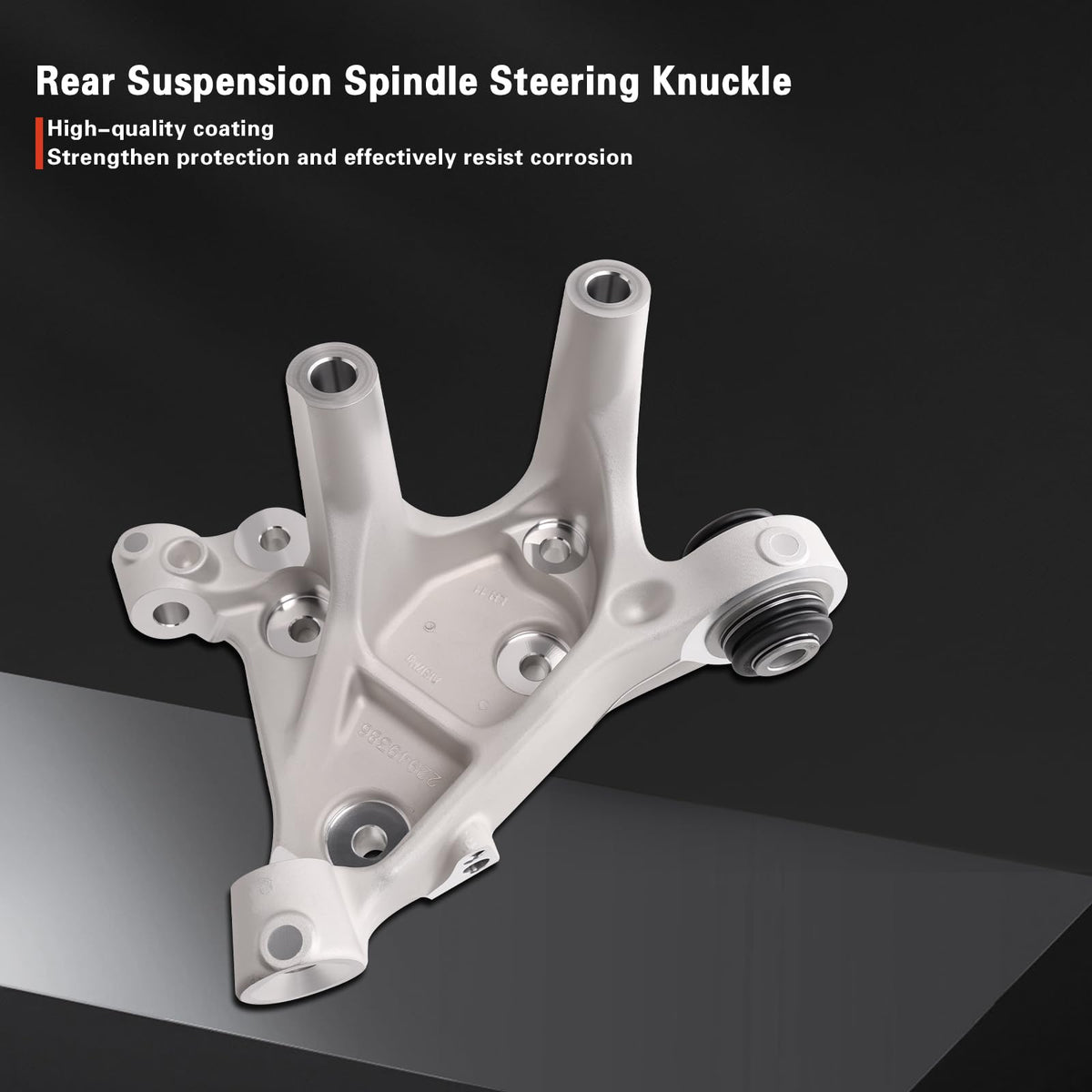 KJYDXYS knuckle mounted on hub demonstrating restored wheel alignment