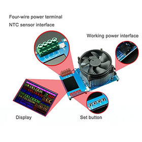 KKnoon connected to a lithium battery demonstrating controlled discharge and capacity test