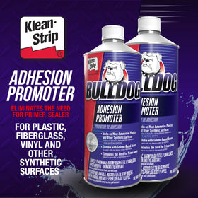 Klean-Strip Bulldog close-up texture showing smooth fill and scratch-filling benefit