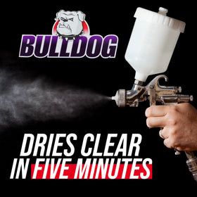 Klean-Strip Bulldog one-gallon held by hand to show size and ready-to-spray convenience