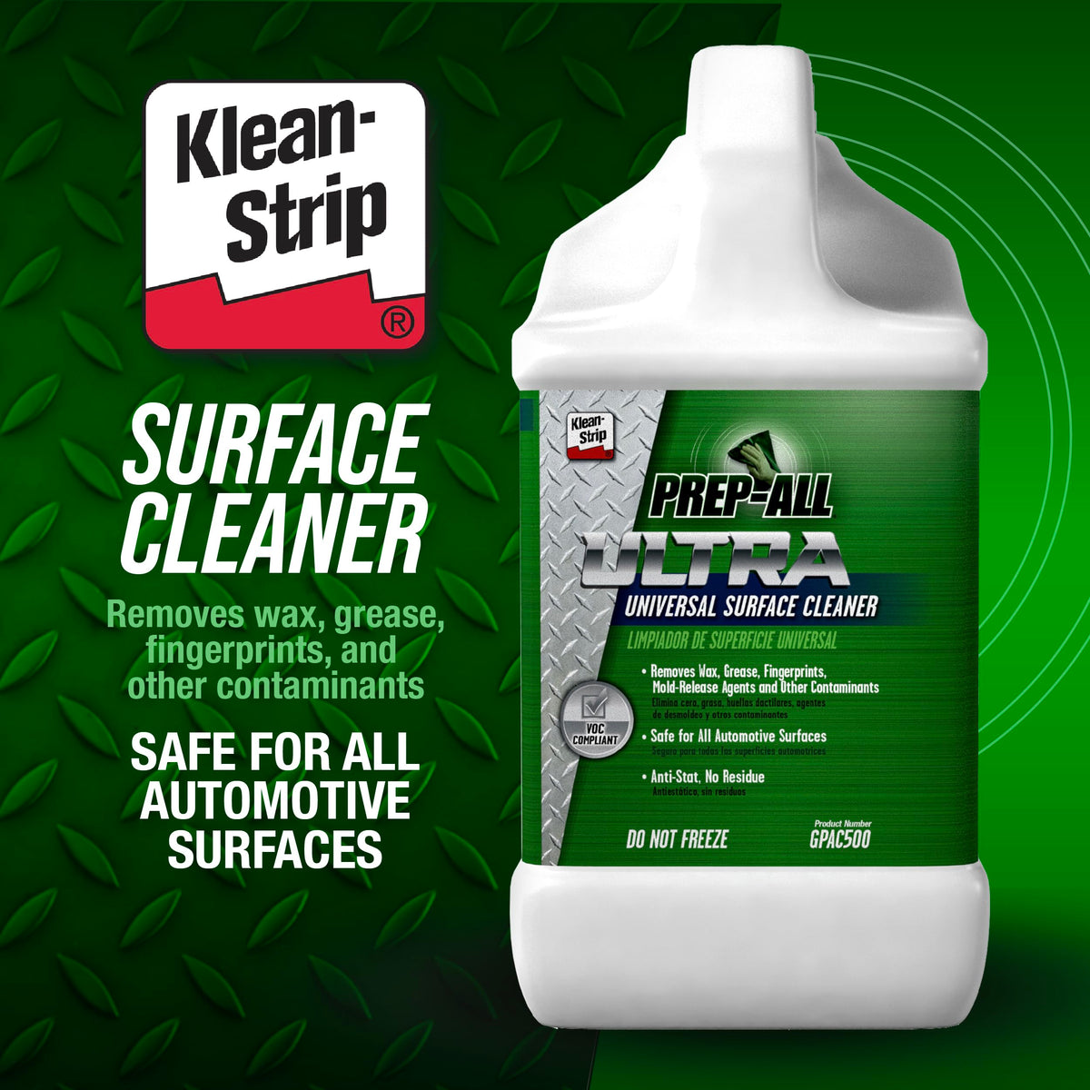 KLEAN-STRIP pouring spout detail for easy controlled dispensing benefit