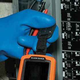 Klein Tools MM450 on concrete after drop test highlights rugged, jobsite-resistant build