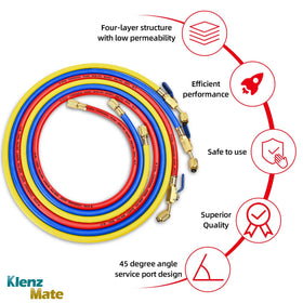 KlenzMate compact ball valve close-up highlighting easy shutoff benefit