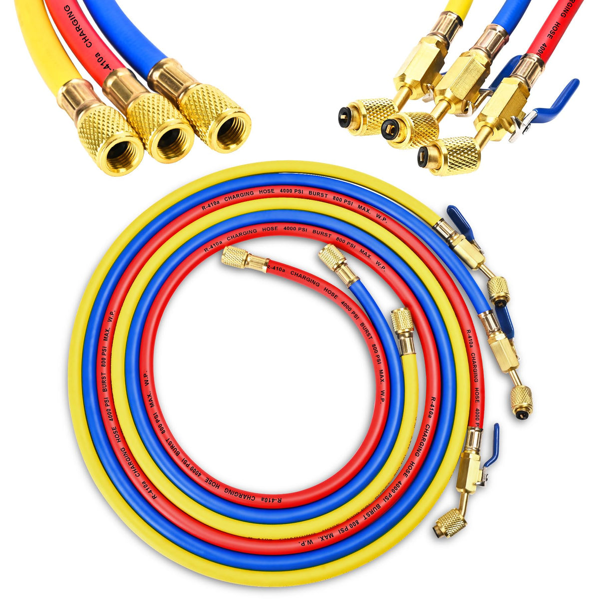 KlenzMate full-length 60 inch hose showing overall build and reach benefit