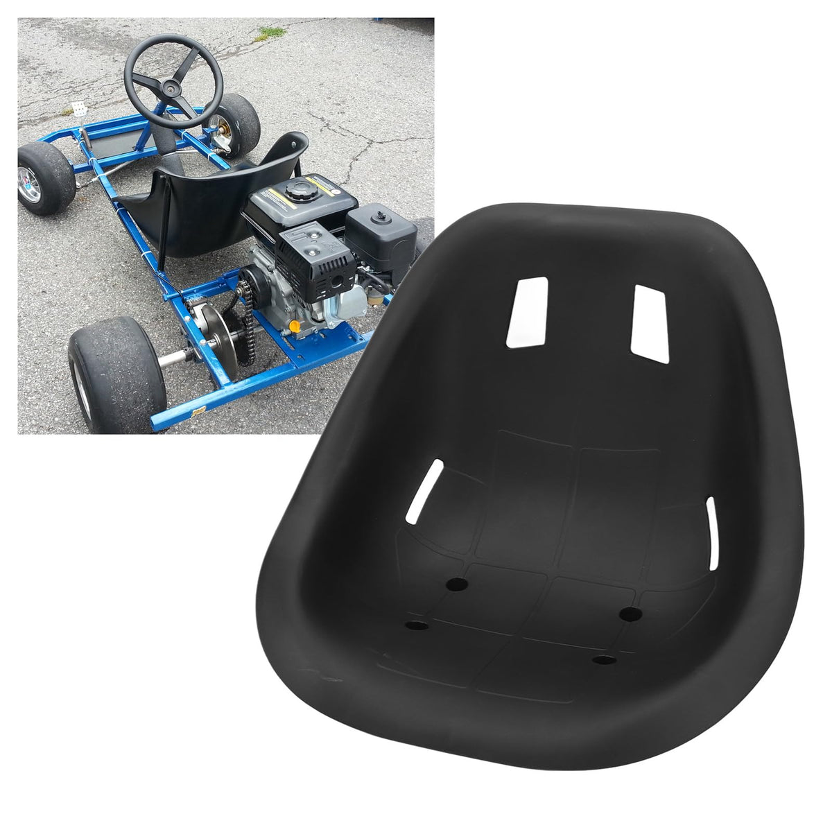 KLLJRFW seat being wiped clean to show low-maintenance finish