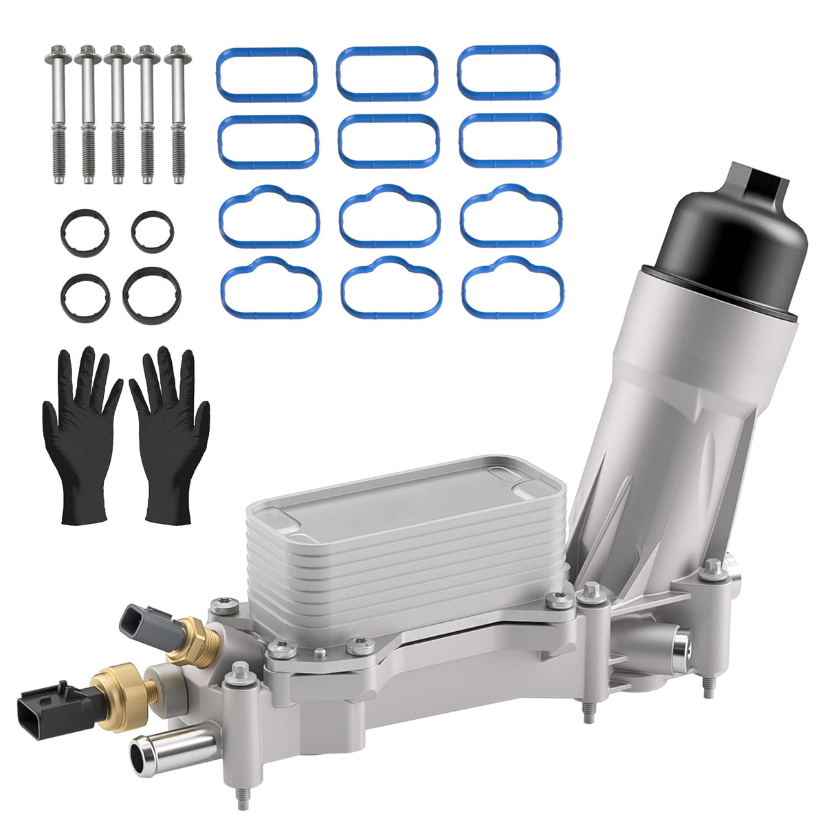 KLN PERFORMANCE front view of aluminum housing showing robust construction and leak prevention