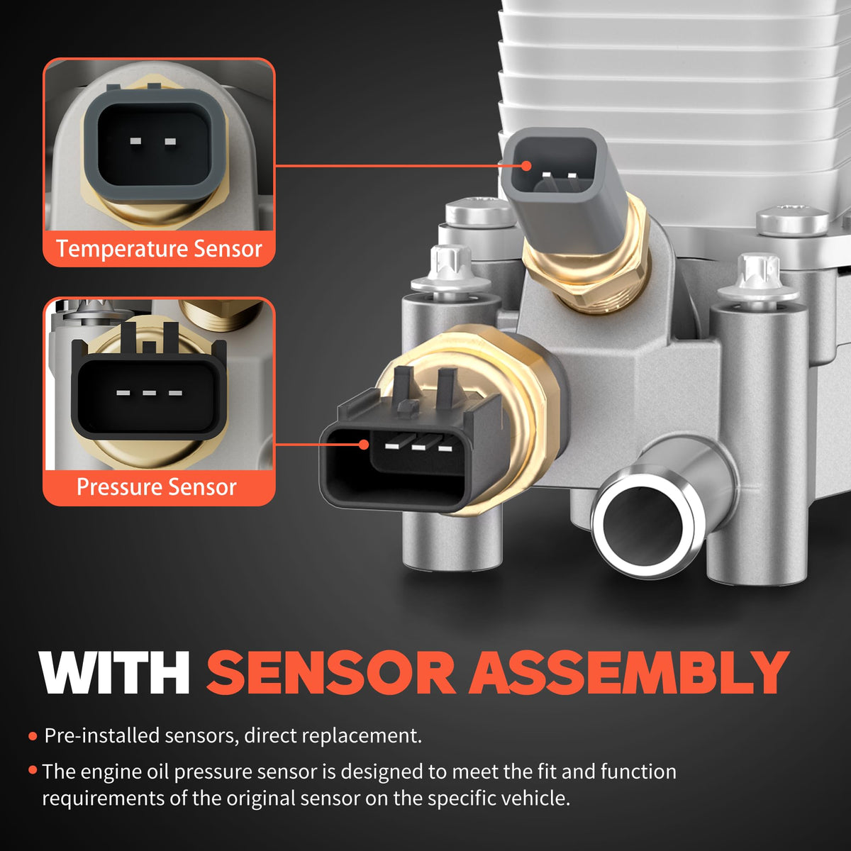 KLN PERFORMANCE housing held in hand showing scale and durable material advantage