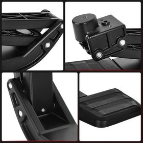KLN rear bed step installation hardware laid out for easy assembly