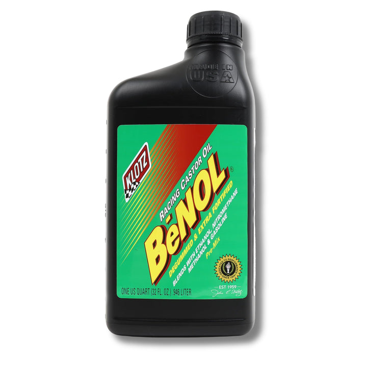 Klotz BeNOL front label showing product and quart size for clear identification and trust