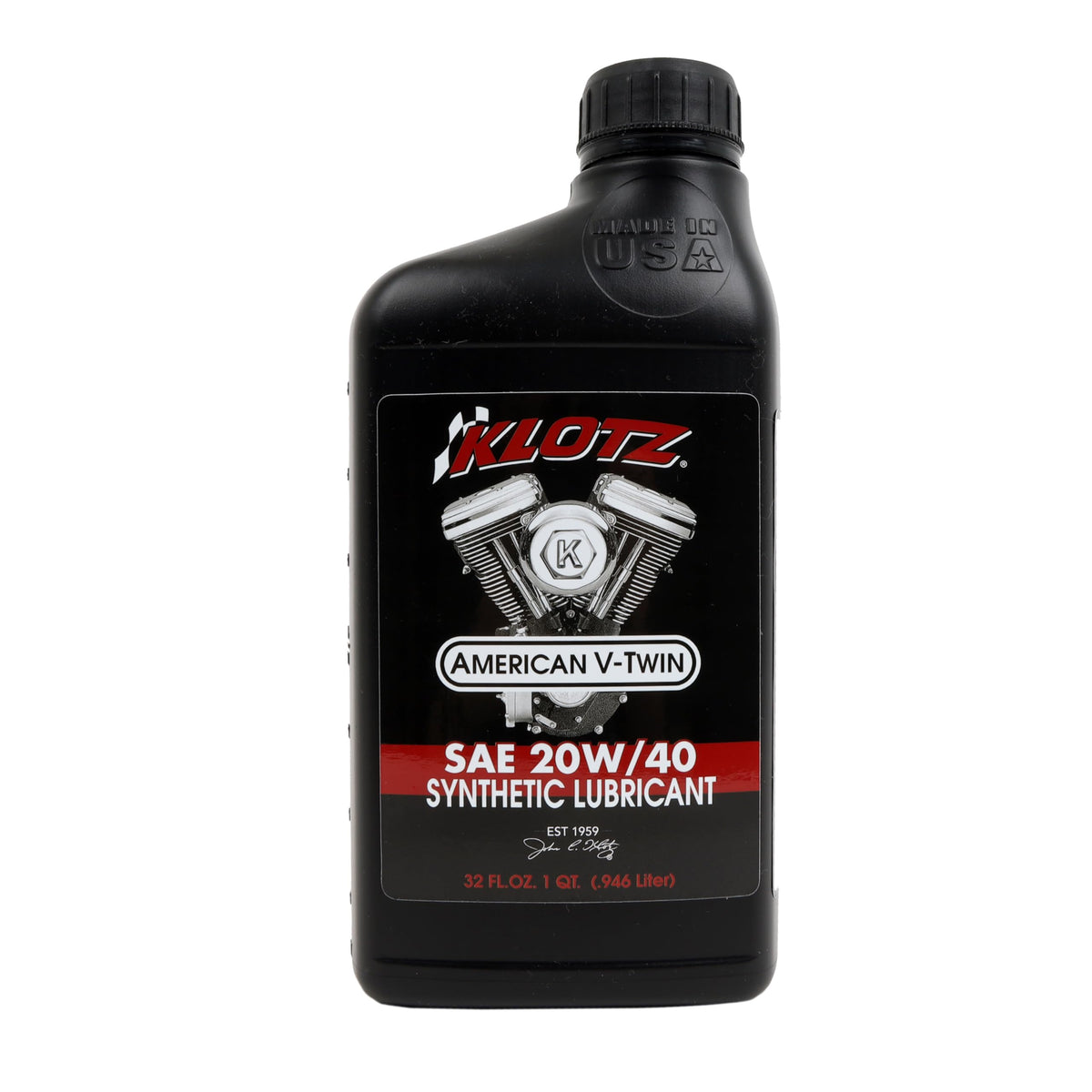 Klotz oil change kit staged in garage illustrating convenience and complete service readiness