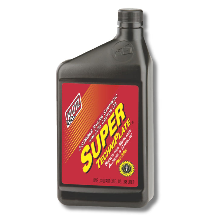 Klotz Super TechniPlate front label showing product and benefits