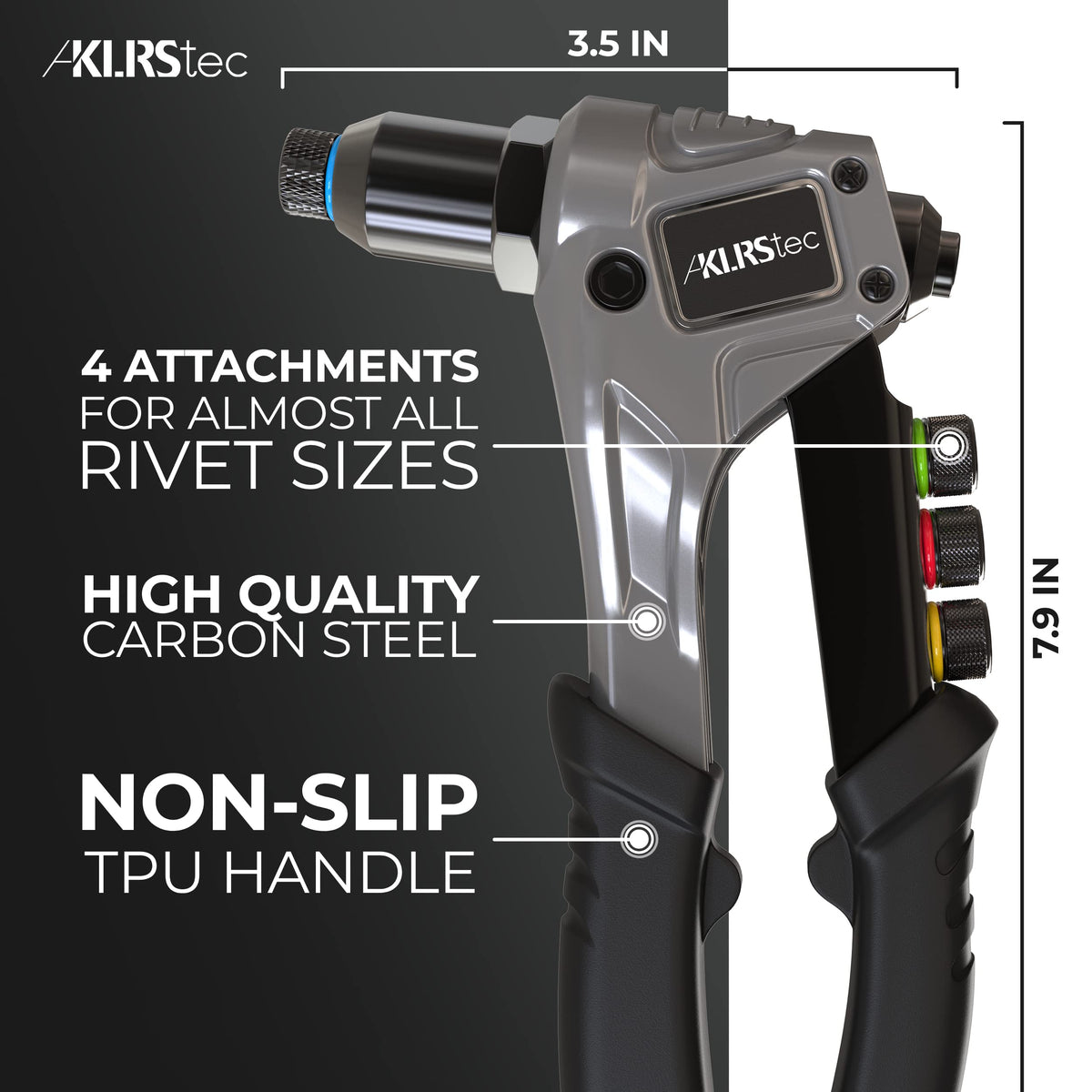 KLRS HSS drill bits with rivets displayed for correct hole preparation
